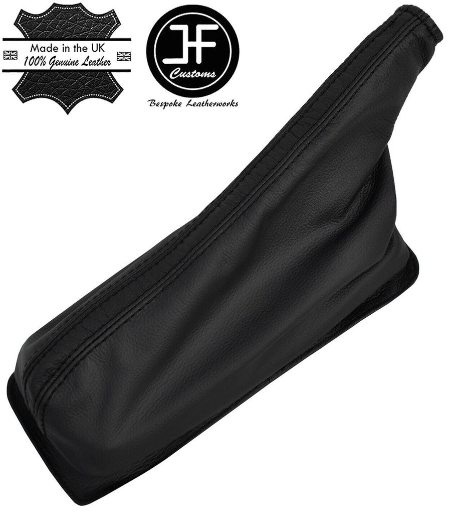 BLACK STITCH LEATHER HANDBRAKE OVER RUBBER FOR VAUXHALL OPEL BEDFORD CF2 STYLE2