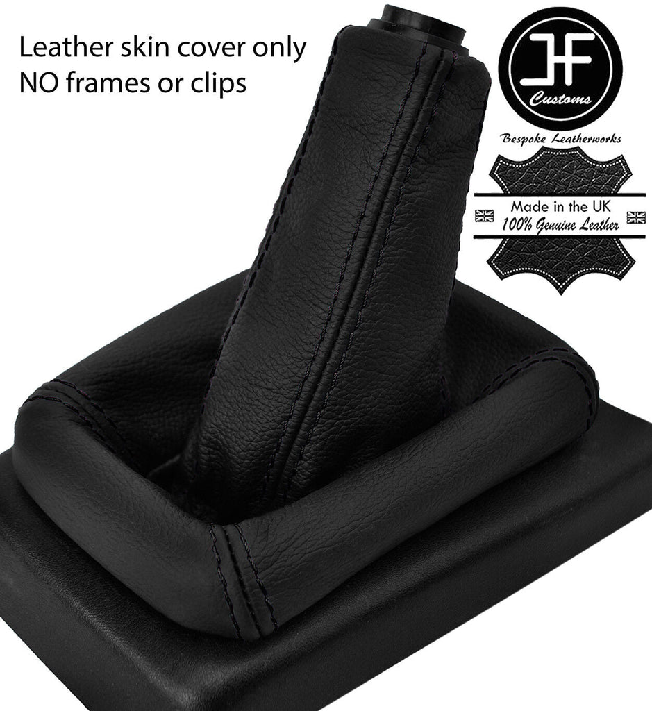 BLACK STITCH  LEATHER MANUAL GEAR GAITER FITS NISSAN 1600 NX 2000 NX NXR 91-96