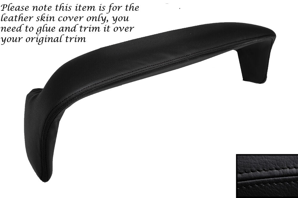 BLACK STITCH INSTRUMENT SPEEDO GAUGE HOOD LEATHER SKIN COVER FITS BMW E9 68-75