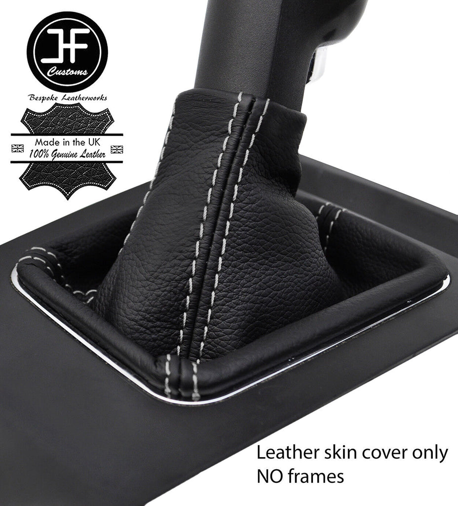 GREY STITCH TOP GRAIN LEATHER GEAR GAITER FOR VAUXHALL OPEL ZAFIRA B MK2 05-12