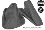 GRAPHITE FAUX SUEDE GEAR HANDBRAKE GAITER FOR BMW E34 1988-1995 MANUAL