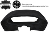BLACK STITCHING SPEEDO DASH POD REAL SUEDE COVER FITS PORSCHE 928 1978-1989