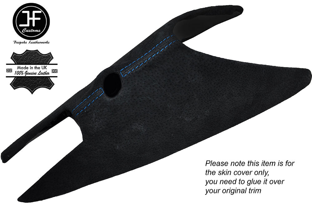 BLUE STITCH CONSOLE REAR SECTION SUEDE COVER FITS LOTUS ELISE EXIGE S2 05-12