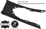 BLACK STITCHING CONSOLE GEAR SURROUND LEATHER FITS NISSAN PULSAR 2014-2019