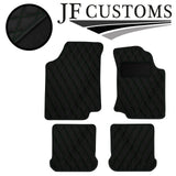 D GREEN DIAMOND STITCH VINYL 4X TAILORED FLOOR CARPETS FOR GOLF MK3 92-97 JF1