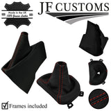 D RED STITCH AUTO SET+FRAMES FOR TOYOTA GT86 SUBARU BRZ SCION FR-S 12-18