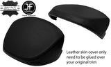 BLACK REAL LEATHER SPEEDO COWL HOOD COVER FITS LAND ROVER DISCOVERY 4 2009-2016