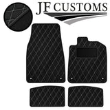 WHITE DIAMOND STITCH VINYL 4XTAILORED FLOOR CARPET FOR PORSCHE TAYCAN 19-21 JF1