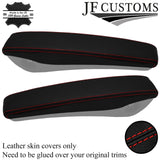 RED STITCH LEATHER 2X ARMREST LID COVER FOR MERCEDES VITO VIANO W447 14-21