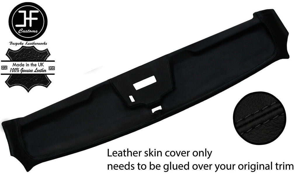BLACK STITCH TOP ROOF HEADLINER PANEL LEATHER COVER FOR BMW E23 7 SERIES 77-86