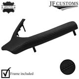 BLACK STITCH STEERING WHEEL LOWER TRIM COVER+FRAME FOR PORSCHE 911 997 987