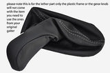 grey stitch FITS MERCEDES CLK W209 GEAR KNOB GAITER ONLY 2002-2009 MANUAL