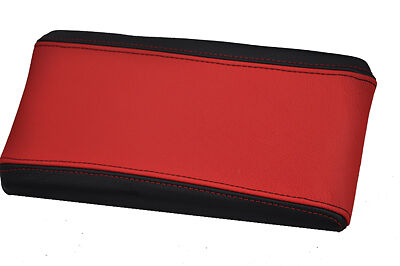 FITS ALFA ROMEO GT ARMREST LID COVER 2 TONE BLACK RED CUSTOM NEW MADE IN UK