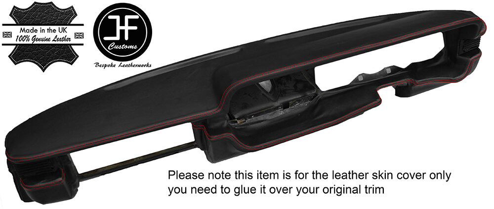 RED STITCHING DASH DASHBOARD LEATHER COVER FITS LANCIA BETA HPE MADE IN UK