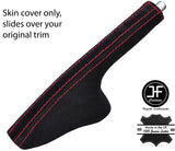 RED STITCHING REAL GENUINE SUEDE SLIM HANDBRAKE GAITER FOR 350Z Z33 2002-2009