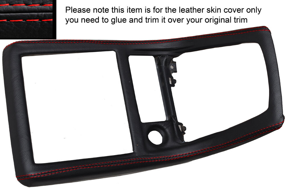 RED STITCH MANUAL GEAR SURROUND SKIN COVER FITS NISSAN SKYLINE R32 89-94