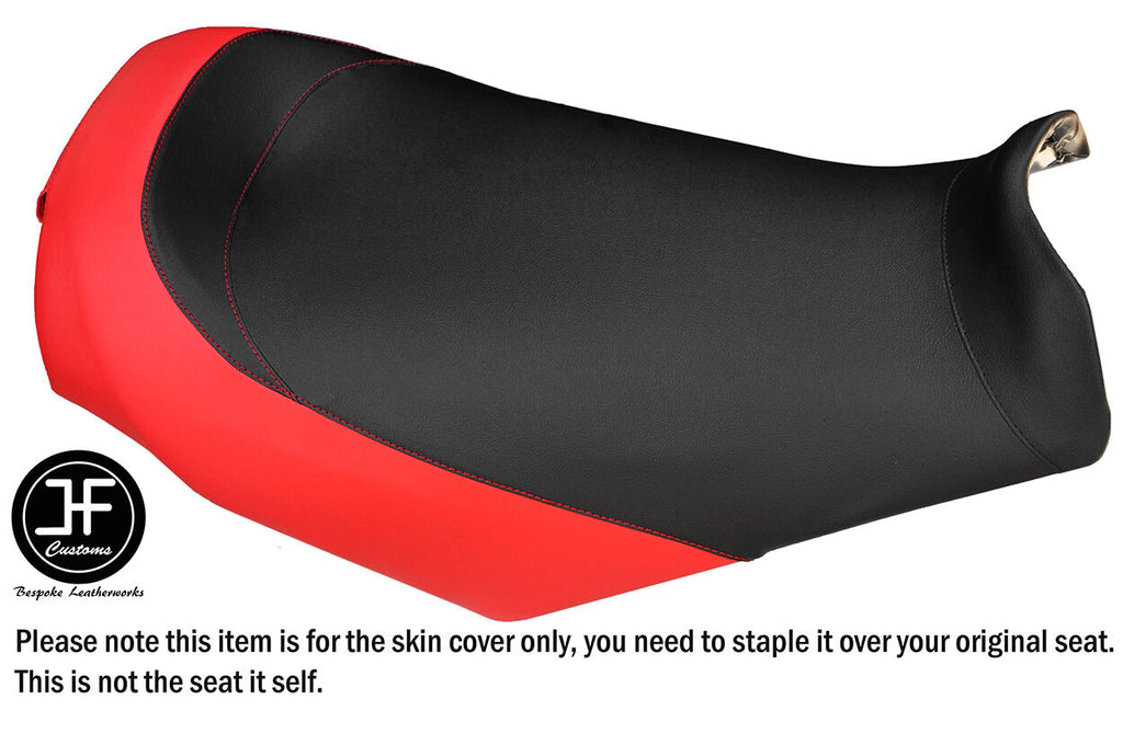 BLACK & RED CUSTOM FITS SKI DOO GSX MXZ 03-09 REV RENAGADE VINYL SEAT COVER
