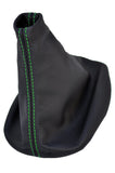 GREEN STITCHING FITS BMW E30 E34 E36 E46 Z3 LEATHER GEAR GAITOR LEATHER NEW