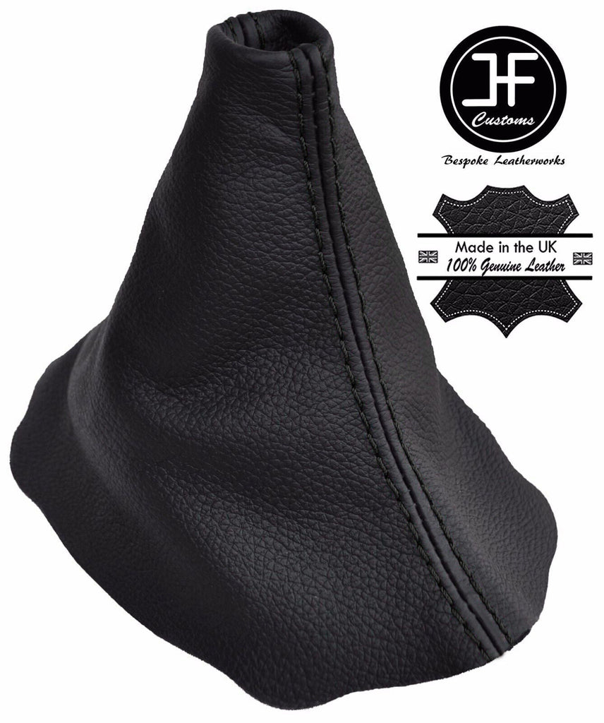 BLACK STITCH MANUAL LEATHER GEAR GAITER FOR VW VOLKSWAGEN PASSAT CC 2008-2012