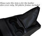 BLACK STITCH LEATHER GEAR GAITER FITS GREAT WALL STEED 2010-2014 CUSTOM NEW