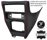 RED STITCH DASH CONSOLE TRIM LEATHER COVER FOR LANCIA MONTECARLO SCORPION