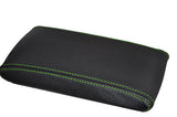 FITS TOYOTA LEXUS IS200 IS 200 ARMREST COVER LEATHER green CUSTOM NEW MADE IN UK