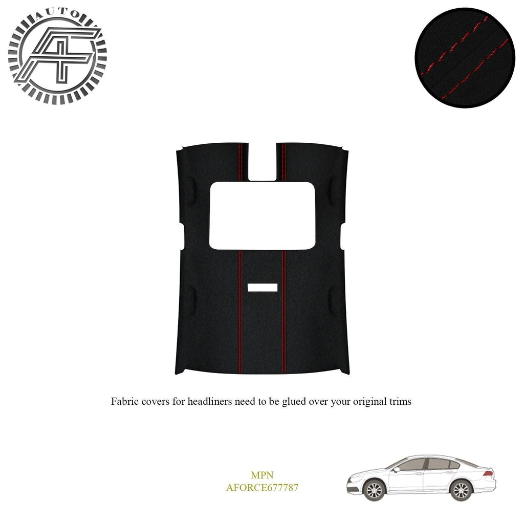 LUXE SUEDE HEADLINER COVER FOR VOLKSWAGEN PASSAT B8 4-DOOR SEDAN + SUNROOF 14-23