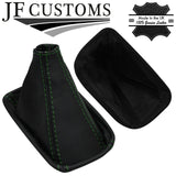 D GREENSTITCH LEATHER GEAR GAITER+METAL FRAME FOR TOYOTA 4 RUNNER 4WD 4X4 96-02