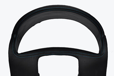 blue stitch FITS VAUXHALL OPEL CORSA C 00-06 GAUGE HOOD SPEEDO LEATHER COVER