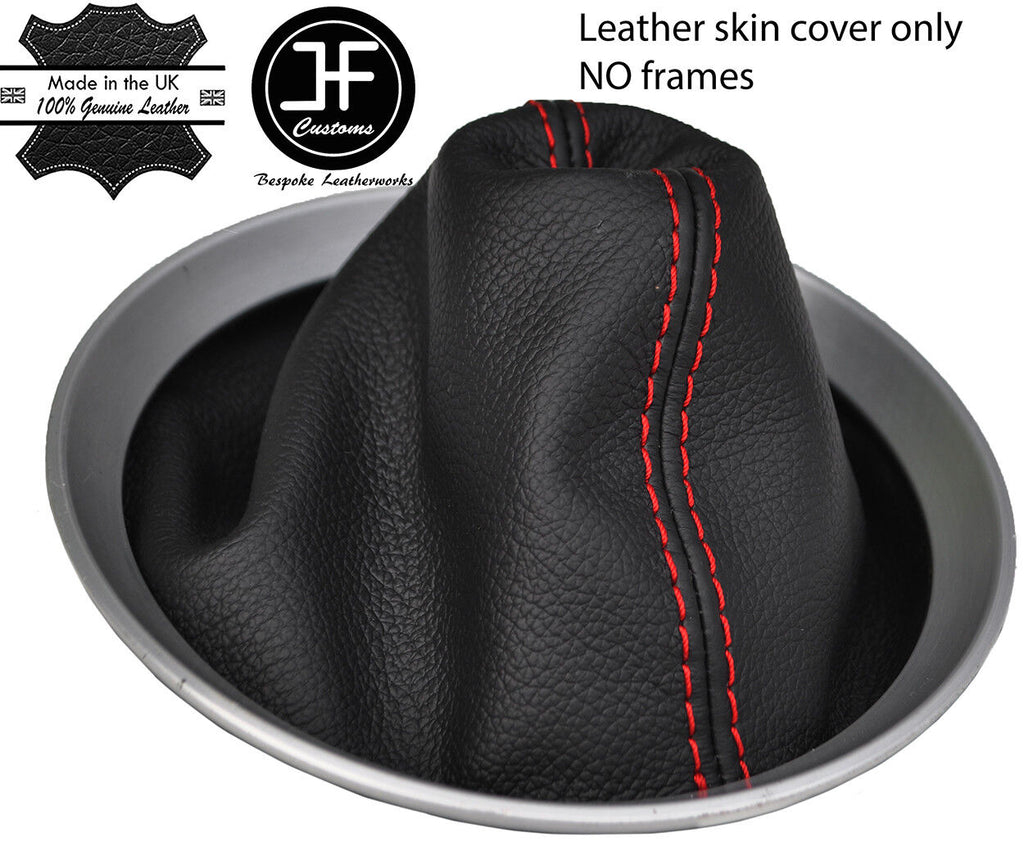 RED STITCH TOP GRAIN LEATHER MANUAL GEAR GAITER FITS NISSAN 350Z Z33 02-2009