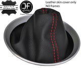 RED STITCH TOP GRAIN LEATHER MANUAL GEAR GAITER FITS NISSAN 350Z Z33 02-2009