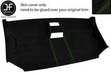GREEN STITCH FRONT ROOF HEADLINING LUXE SUEDE COVER FITS VW T5 TRANSPORTER