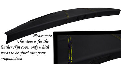 YELLOW STITCH FITS MINI CLASSIC ROVER COOPER AUSTIN DASH LEATHER COVER