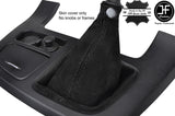 BLACK STITCHING REAL SUEDE  MANUAL GEAR GAITER FOR KIA SEDONA 2007-2011