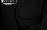 GREY STITCH LEATHER 2X REAR DOOR CARD COVERS FOR BMW MINI R50 R52 R53 01-06