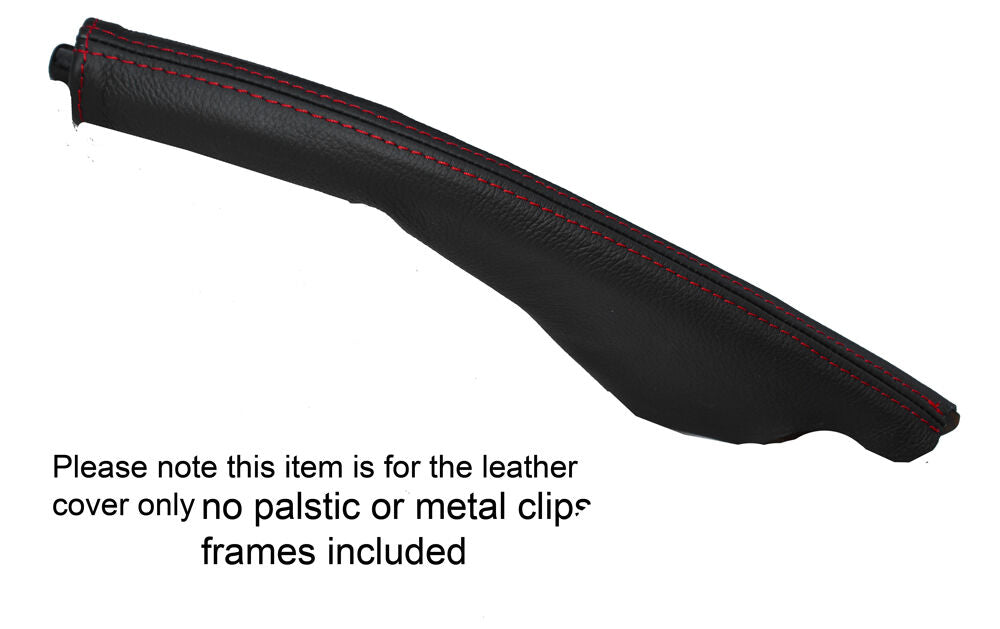 RED STITCHING LEATHER SKIN HANDBRAKE GAITER FITS DODGE AVENGER 1995-2000