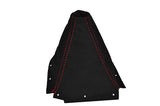 FITS MAZDA MX5 MK1 1990-1998 GEAR GAITER SUEDE RED STITCHING CUSTOM NEW