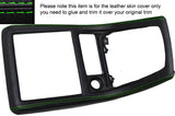 GREEN STITCH MANUAL GEAR SURROUND SKIN COVER FITS NISSAN SKYLINE R32 89-94