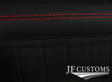 RED STITCHING TOP-GRAIN LEATHER FULL DASH DASHBOARD COVER FITS MG MGB 68-71