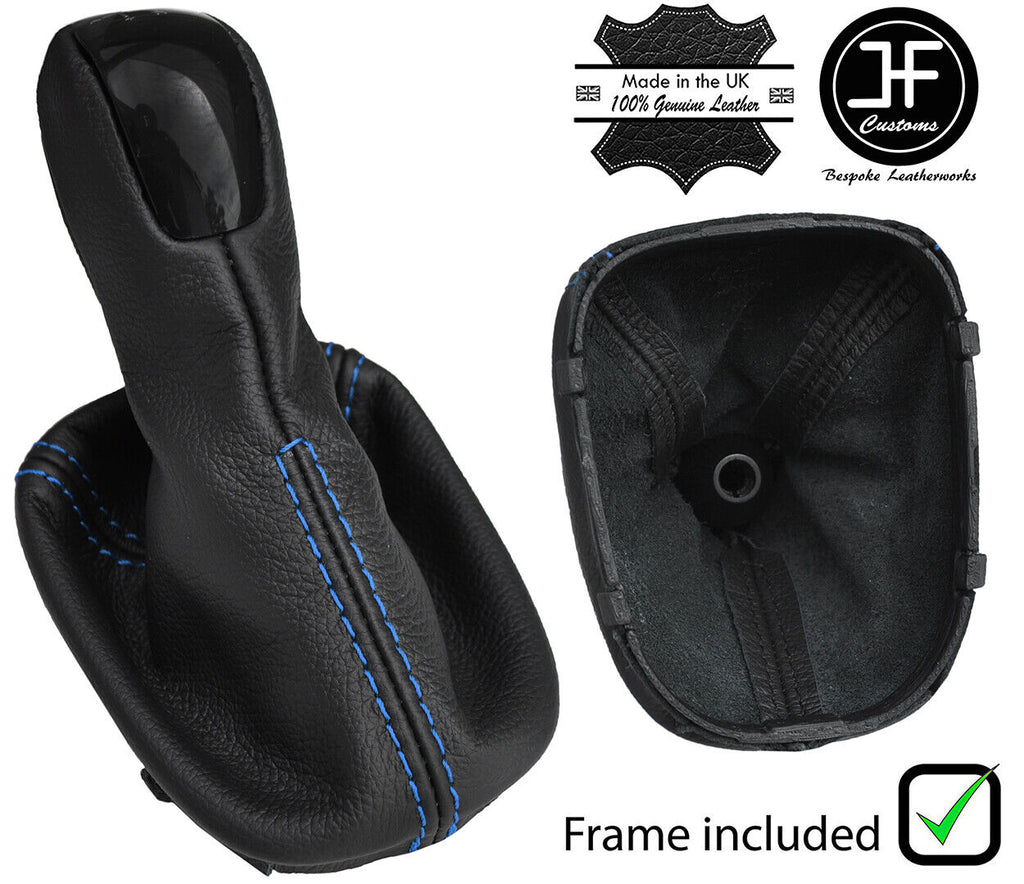 BLACK STITCH SEMI AUTOMATIC SHIFT+PLASTIC FRAME FOR MERCEDES C CLASS W203 COUPE