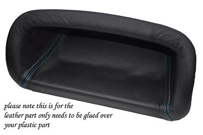 blue stitch FITS ROVER 200 25 MG ZR 95-05 DASH POCKET LEATHER COVER ONLY