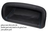 blue stitch FITS ROVER 200 25 MG ZR 95-05 DASH POCKET LEATHER COVER ONLY