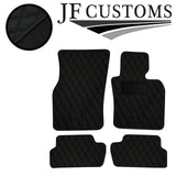 D GREEN DIAMOND STITCH VINYL 4XTAILORED FLOOR CARPETS FOR BMW MINI F56 13-21 JF1