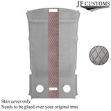 DSG2 RED STITCH L GREY LUXE SUEDE HEADLINER COVER FOR BMW E36 90-99 TOURING