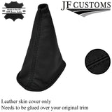 BLACK STITCHING REAL LEATHER MANUAL GEAR GAITER FITS NISSAN NOTE 2006-2012