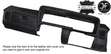 BLACK STITCHING DASH DASHBOARD LEATHER COVER FITS LOTUS EXCEL 1983-1991