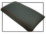 FITS NISSAN STAGEA BLACK REAL LEATHER ARMREST COVER RED S CUSTOM NEW MADE IN UK