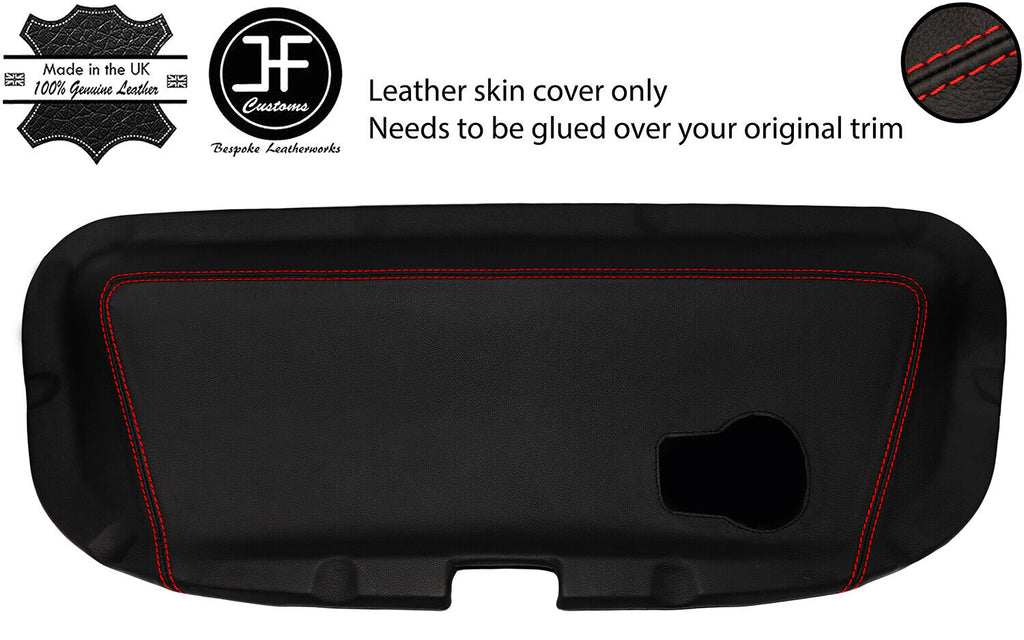 RED STITCH TAILGATE TRIM LEATHER COVER FOR CHRYSLER CROSSFIRE CONVERTIBLE