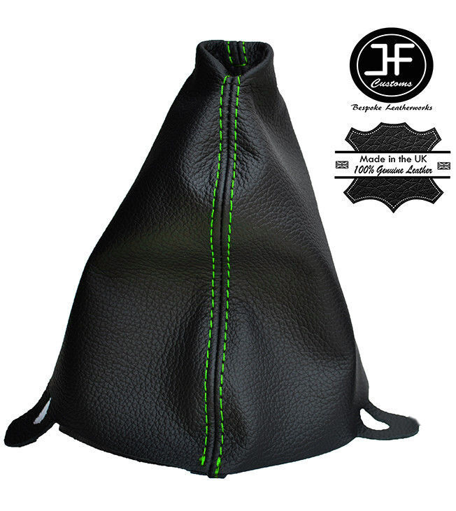 GREEN STITCH LEATHER HANDBRAKE GAITER FITS BMW MINI COOPER S ONE R50 R53 01-05