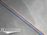 TRI STITCH SUN ROOF ROOF HEADLINING L GREY LUXE SUEDE COVER FOR BMW E30 COUPE